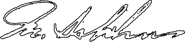 石河チーフデザイナーのサイン