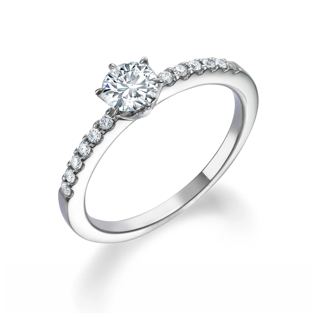 店頭で比較できる婚約指輪のイメージ