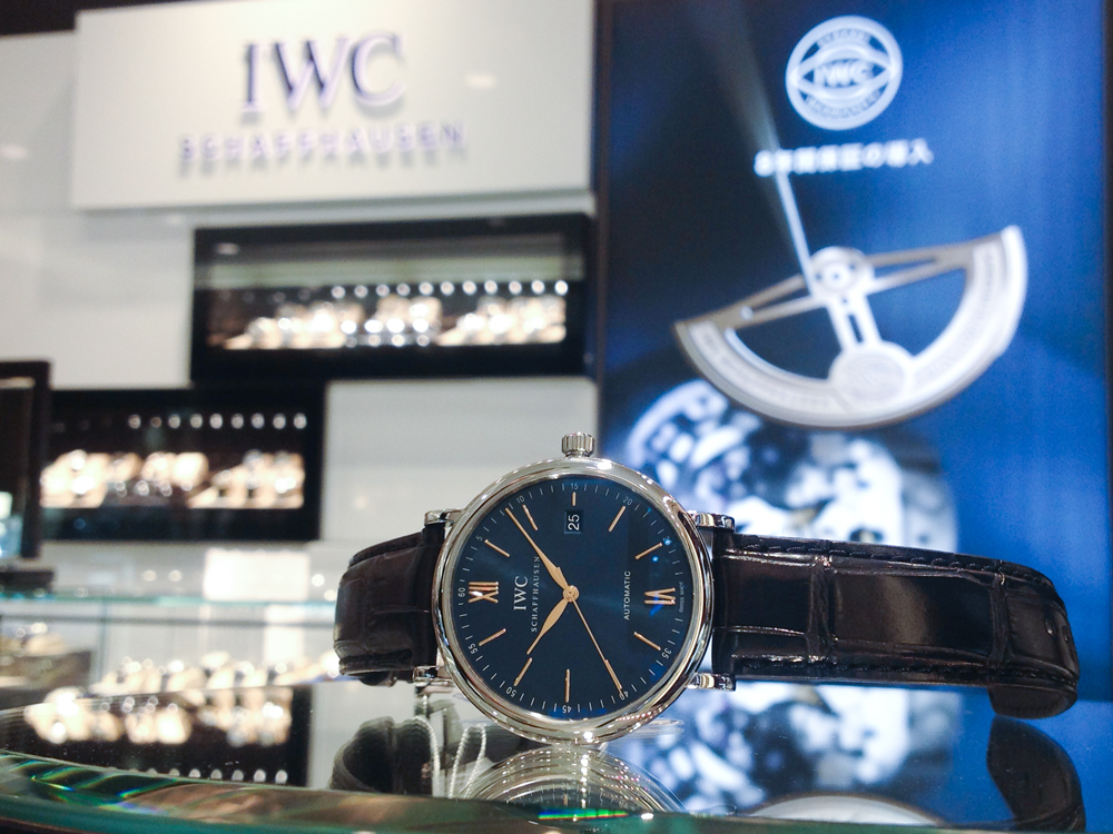 IWC ポートフィノ オートマティック IW356523 腕時計 ブルー文字盤